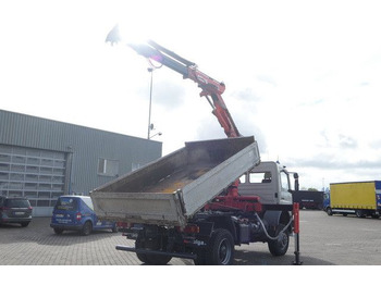 Kipper vrachtwagen, Kraanwagen Mercedes-Benz 1828 Atego 4x4, Atlas AK 105.1, Funk, Hydr., AHK: afbeelding 3