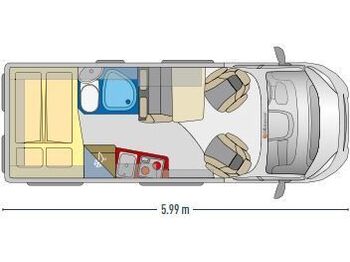 Nieuw Buscamper Globecar D-LINE GLOBESCOUT PLUS KAS 99: afbeelding 1