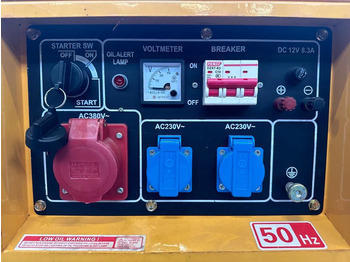 Nieuw Industrie generator Diesel Diesel Generator UK-9500 5.5 kW 230 en 400 Volt Silent Diesel generator New !: afbeelding 3