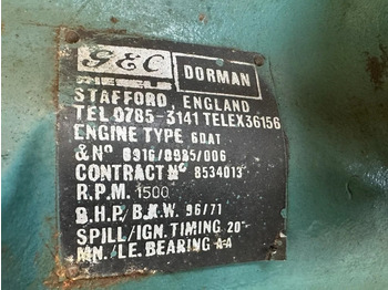 Industrie generator Dorman 6DAT 80 kVA generatorset ex Emergency 24 hours Noodstroom Aggregaat: afbeelding 4