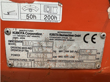Minigraafmachine Kubota U10-3 Minigraver Diesel Graafmachine 2021 ! 690 uur ! As New !: afbeelding 4