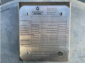 Opslagtank dieseltank Rietberg 1000 liter Dieseltank Gegalvaniseerd IBC met keuring !: afbeelding 3