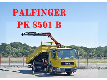 Kipper vrachtwagen MAN TGL 12.220