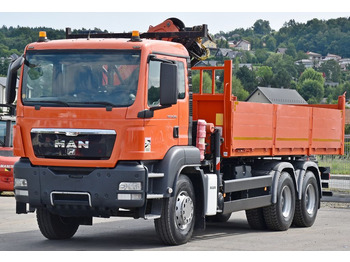 Kipper vrachtwagen, Kraanwagen MAN TGS 26.360 Kipper 6,10m* PK 16001 - KB/FUNK* 6x4: afbeelding 4