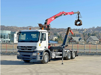 Nieuw Haakarmsysteem vrachtwagen, Kraanwagen Mercedes-Benz ACTROS 2544 * ABROLLKIPPER * LHO L190Z(78) * TOP: afbeelding 2