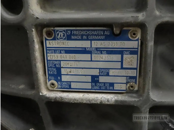 Versnellingsbak voor Vrachtwagen DAF 2011076 Versnellingsbak 12AS2331TD+IT3: afbeelding 3 Versnellingsbak voor Vrachtwagen DAF 2011076 Versnellingsbak 12AS2331TD+IT3: afbeelding 3