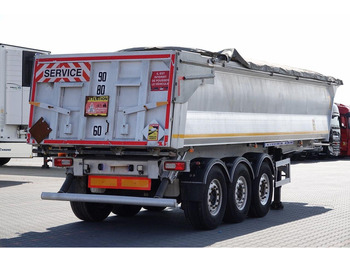 Kipper oplegger Benalu WYWROTKA 27 m3 / ALUMINIOWA / HYDRAULICZNA KLAPA / 2 OSIE PODNOS: afbeelding 4