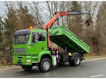 Kipper vrachtwagen MAN TGA 18.360