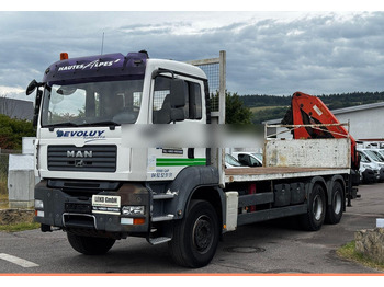 Vrachtwagen met open laadbak, Kraanwagen MAN TGA 33.360: afbeelding 4