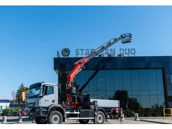 Vrachtwagen met open laadbak MAN TGM 18.320