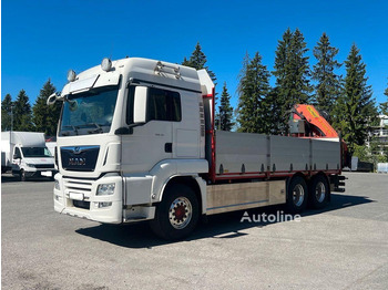Vrachtwagen met open laadbak MAN TGS