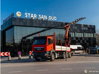 Vrachtwagen met open laadbak MAN TGS 35.400