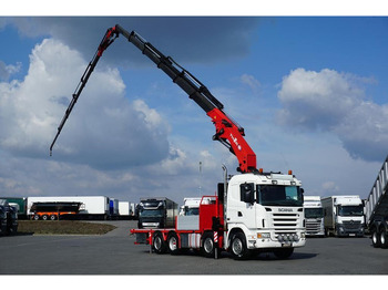 Vrachtwagen met open laadbak SCANIA G 480