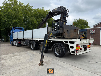 Open bak met boorden oplegger Floor - Steen -  RADIO KRANE/CRANE HIAB 33 T M - BELGIUM TOP: afbeelding 3
