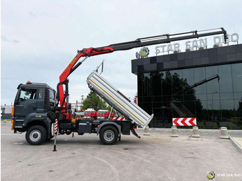 Kraanwagen MAN  TGS 18.480  PALFINGER PK 16502 HDS Crane,Kipper: afbeelding 4