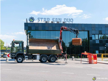 Kipper vrachtwagen MAN TGS 35.480