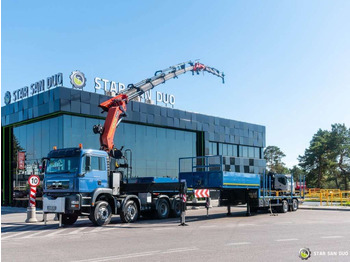 Trekker MAN  TGA 35.440 8X6H PALFINGER  60002  Semi-trailer: afbeelding 3