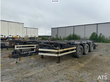 Containertransporter/ Wissellaadbak aanhangwagen