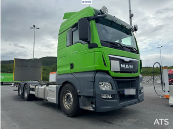 Containertransporter/ Wissellaadbak vrachtwagen MAN TGX 26.500: afbeelding 3
