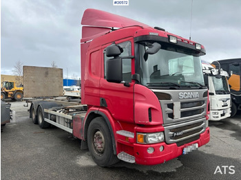 Containertransporter/ Wissellaadbak vrachtwagen SCANIA P