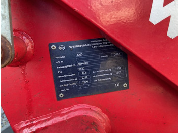 Wiellader Weidemann 1260 Hoflader: afbeelding 2