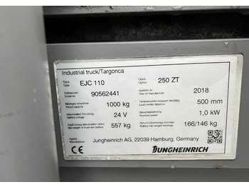 Stapelaar Jungheinrich EJC110: afbeelding 4
