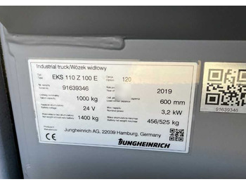 Orderverzameltruck Jungheinrich EKS110: afbeelding 4 Orderverzameltruck Jungheinrich EKS110: afbeelding 4