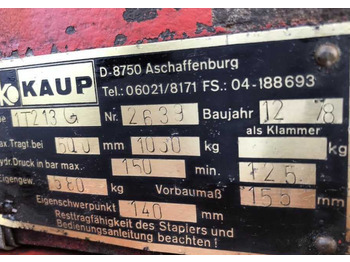 Klemme KAUP