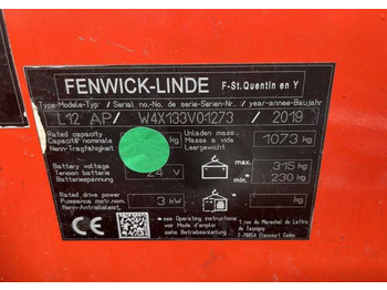 Stapelaar Linde L12AP: afbeelding 4