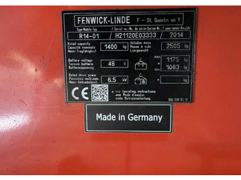 Reach truck Linde R14: afbeelding 3