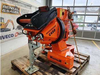 Aanbouwdeel voor Bosbouwmachine Westtech Woodcracker C450 MS21 Sammler Tiltator: afbeelding 5