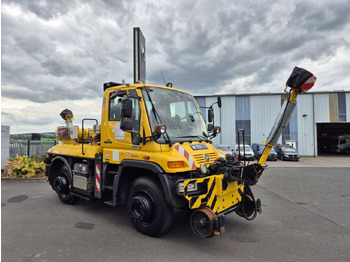 Vrachtwagen Mercedes-Benz Unimog U400 4x4 Zweiwege ZAGRO 800t/52 Achsen: afbeelding 3