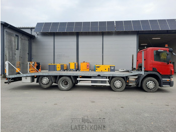 Autovrachtwagen vrachtwagen Scania P380 8x2 koneenkuljetusauto: afbeelding 3