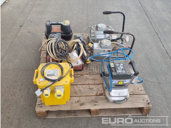 Bouwmaterieel 110Volt Transformer, 110Volt Vacuum Pump (4 of), 110Volt Hand Held Floor Sander, Cable Avoidance Tool Signal Detector: afbeelding 5