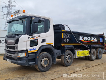 Kipper vrachtwagen SCANIA P 410
