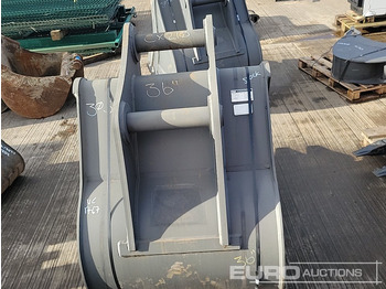 Nieuw Bak 2021 Miller 36" Digging Bucket 80mm Pin to suit 20 Ton Excavtor: afbeelding 4