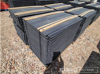 Nieuw Bouwmaterieel Unused Pallet of Rubber Road Plates (4 of) - Connectable: afbeelding 3
