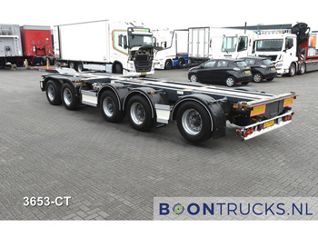 Containertransporter/ Wissellaadbak oplegger D-Tec CT-60-05D COMBITRAILER | 2x20-30-40-45ft HC * 3x STEERING * 3x LIFT AXLE * NL TRAILER: afbeelding 3 Containertransporter/ Wissellaadbak oplegger D-Tec CT-60-05D COMBITRAILER | 2x20-30-40-45ft HC * 3x STEERING * 3x LIFT AXLE * NL TRAILER: afbeelding 3