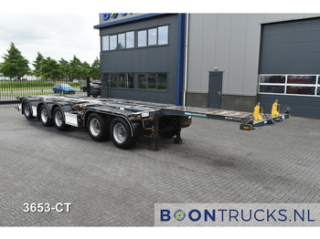 Containertransporter/ Wissellaadbak oplegger D-Tec CT-60-05D COMBITRAILER | 2x20-30-40-45ft HC * 3x STEERING * 3x LIFT AXLE * NL TRAILER: afbeelding 4 Containertransporter/ Wissellaadbak oplegger D-Tec CT-60-05D COMBITRAILER | 2x20-30-40-45ft HC * 3x STEERING * 3x LIFT AXLE * NL TRAILER: afbeelding 4