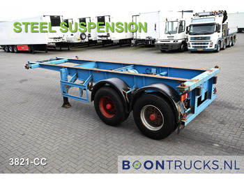 Containertransporter/ Wissellaadbak oplegger KOHLER CS 20/2 CHASSIS | 20ft * STEEL SUSPENSION * BPW / DRUM * 9x AVAILABLE: afbeelding 2 Containertransporter/ Wissellaadbak oplegger KOHLER CS 20/2 CHASSIS | 20ft * STEEL SUSPENSION * BPW / DRUM * 9x AVAILABLE: afbeelding 2