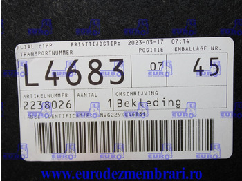 Cabine en interieur voor Vrachtwagen ELEMENT INTERIOR CABINA DAF XF XG 2238026: afbeelding 3