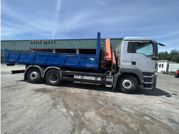 Kipper vrachtwagen, Kraanwagen CAMION GRUA Y BASCULANTE MAN 26320: afbeelding 5