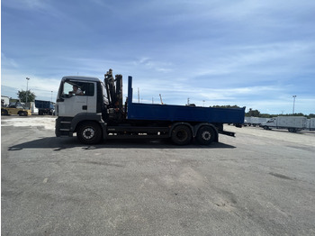 Kipper vrachtwagen, Kraanwagen CAMION GRUA Y BASCULANTE MAN 26320: afbeelding 3
