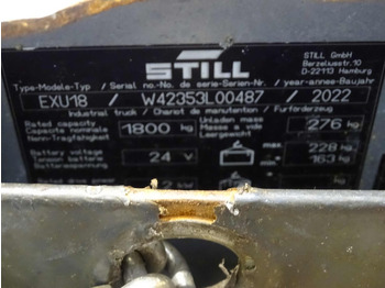 Palletwagen Still EXU18: afbeelding 5