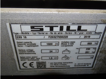 Stapelaar Still EXV16: afbeelding 5