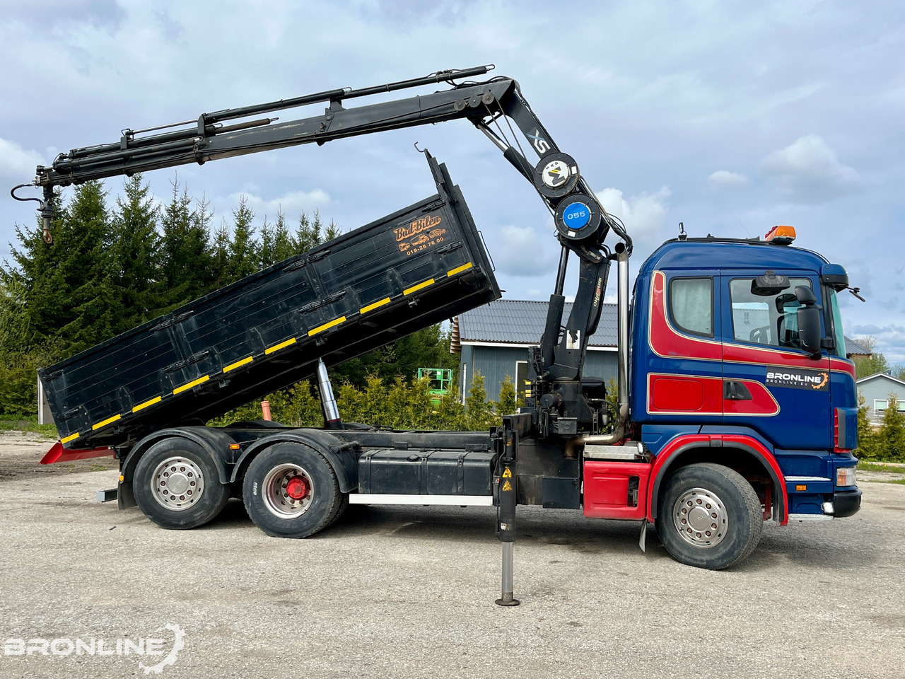 2002 SCANIA R114 6X2*4 Tipper+HIAB 166-e5 crane - Kipper vrachtwagen, Kraanwagen: afbeelding 4 2002 SCANIA R114 6X2*4 Tipper+HIAB 166-e5 crane - Kipper vrachtwagen, Kraanwagen: afbeelding 4