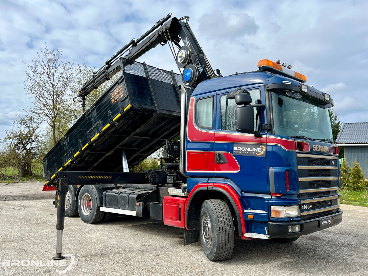2002 SCANIA R114 6X2*4 Tipper+HIAB 166-e5 crane - Kipper vrachtwagen, Kraanwagen: afbeelding 2 2002 SCANIA R114 6X2*4 Tipper+HIAB 166-e5 crane - Kipper vrachtwagen, Kraanwagen: afbeelding 2