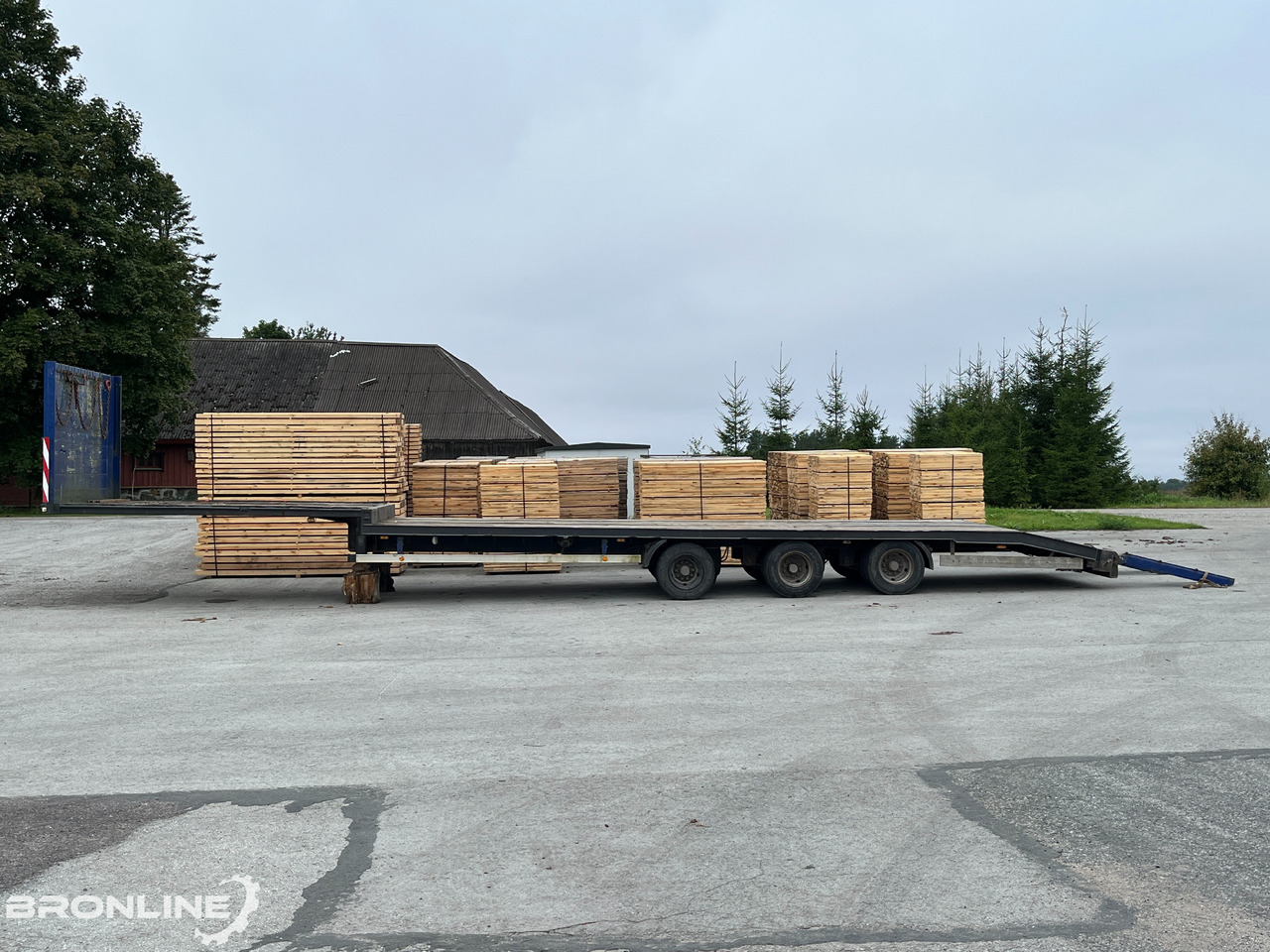 2003 WECON S327 LK20 3-axle trailer - Dieplader oplegger: afbeelding 2 2003 WECON S327 LK20 3-axle trailer - Dieplader oplegger: afbeelding 2