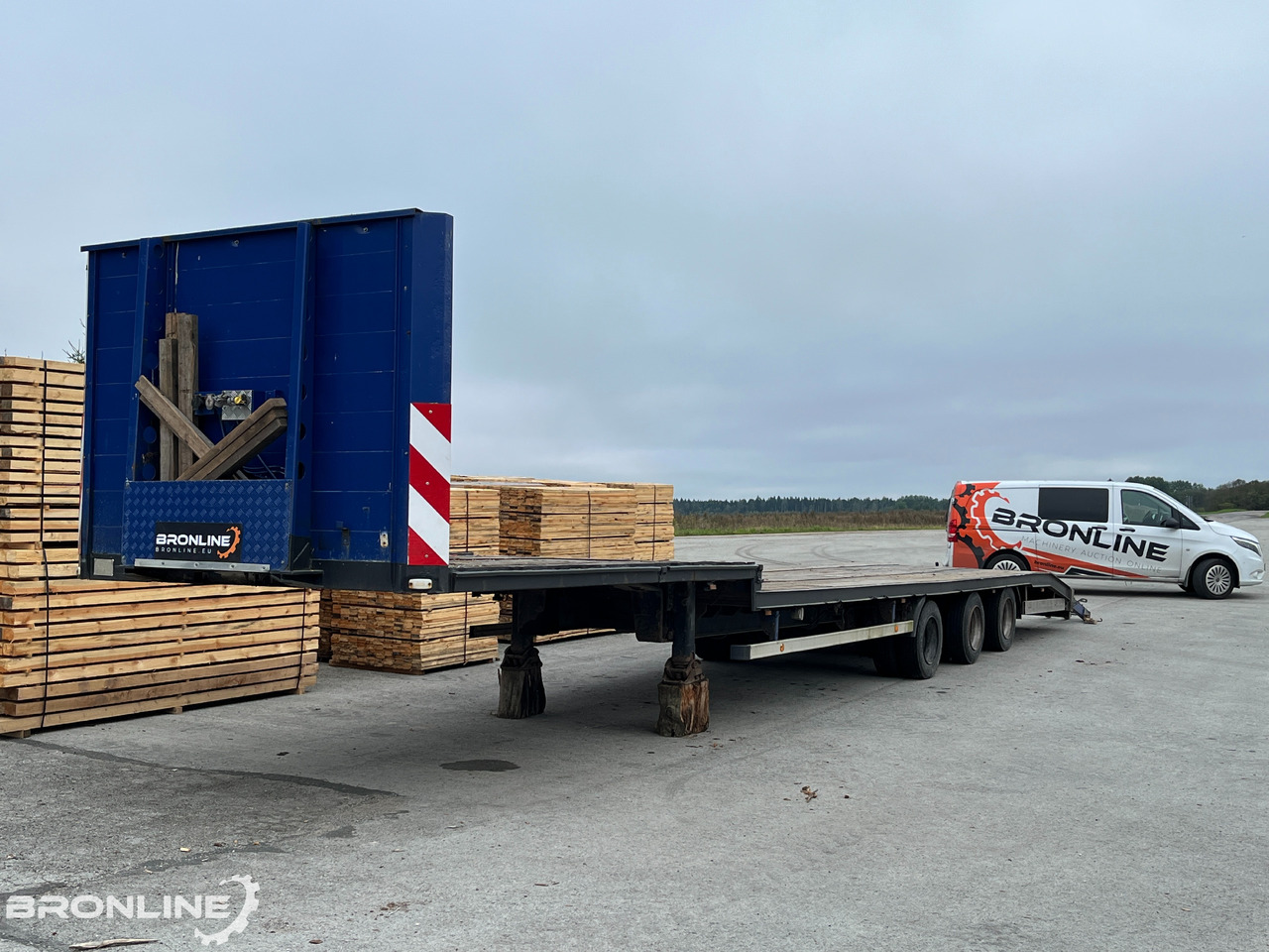 2003 WECON S327 LK20 3-axle trailer - Dieplader oplegger: afbeelding 1 2003 WECON S327 LK20 3-axle trailer - Dieplader oplegger: afbeelding 1