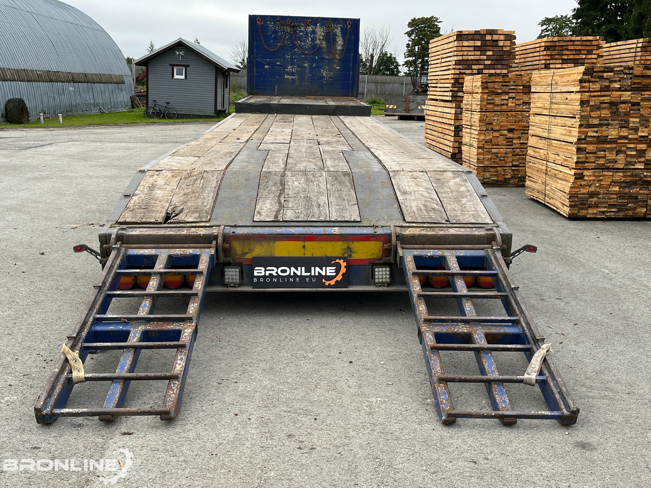 2003 WECON S327 LK20 3-axle trailer - Dieplader oplegger: afbeelding 4 2003 WECON S327 LK20 3-axle trailer - Dieplader oplegger: afbeelding 4